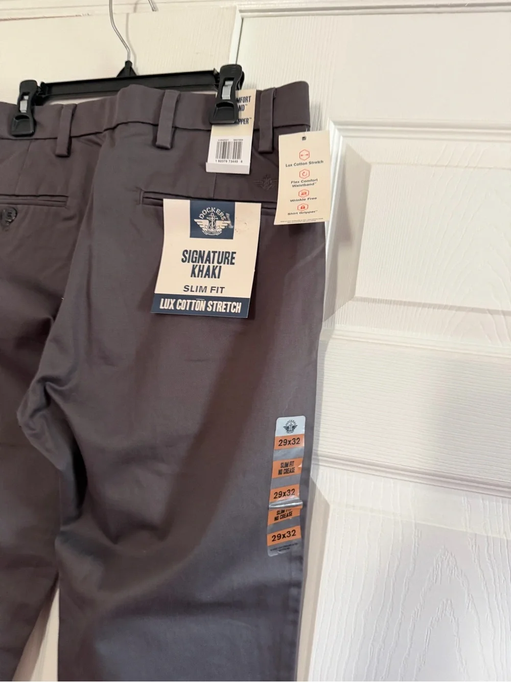 Dockers Men's Charcoal Gray Chinos